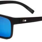 Otis Eyewear After Dark Black Matte Mirror Blue Polar Mineral Lens Sunglasses