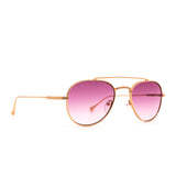 DIFF Eyewear Women's Noa Rose Gold + Wine Gradient Lens Sunglasses