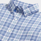 Vineyard Vines Men's Plaid On-The-Go brr Performance Button Down Long Sleeve Shirt