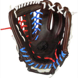 Nokona X2 Elite Youth 11.25+/- Red White & Blue Mod Trap Web Right Handers Glove