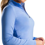 Women's Sunglow UV 50 Long Sleeve Zip Mock Top