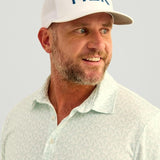 HUK Men's Pursuit Printed, Performance Short Sleeve Polo Shirt
