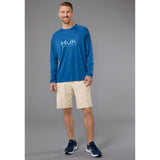HUK Men's Pursuit Vented Long Sleeve, 30 UPF Fishing Shirt