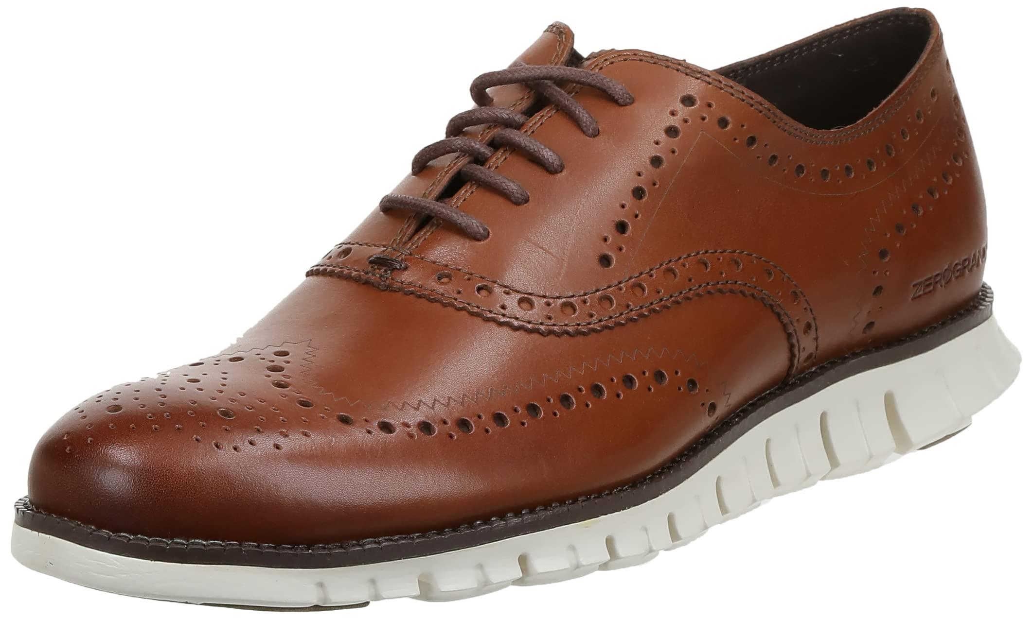 Cole Haan Men's  British Tan Size 10.5 Zerogrand Wing Oxford Shoes