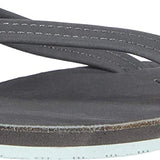 Hari Mari Women's Fields Light Gray/Blush Size 6 Memory Foam Flip Flops