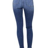 Judy Blue Women's High Rise Exposed Button Fly Skinny Jeans