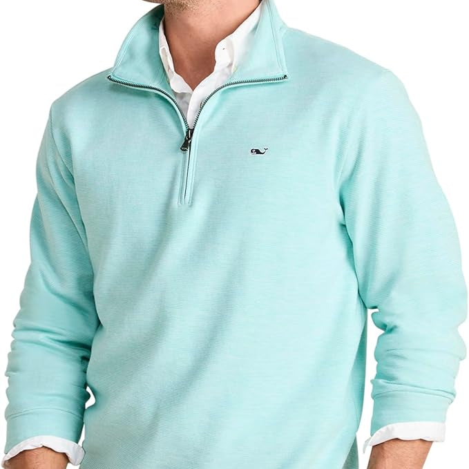 Vineyard Vines Men's Saltwater Quarter-Zip Long-Sleeve Sweater