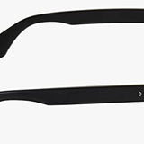 DIFF Eyewear Unisex Dean Matte Black + Blue Gradient Flash Lens Sunglasses