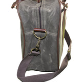 Tag Safari Weekender Bag - Waxed Canvas - Olive Green