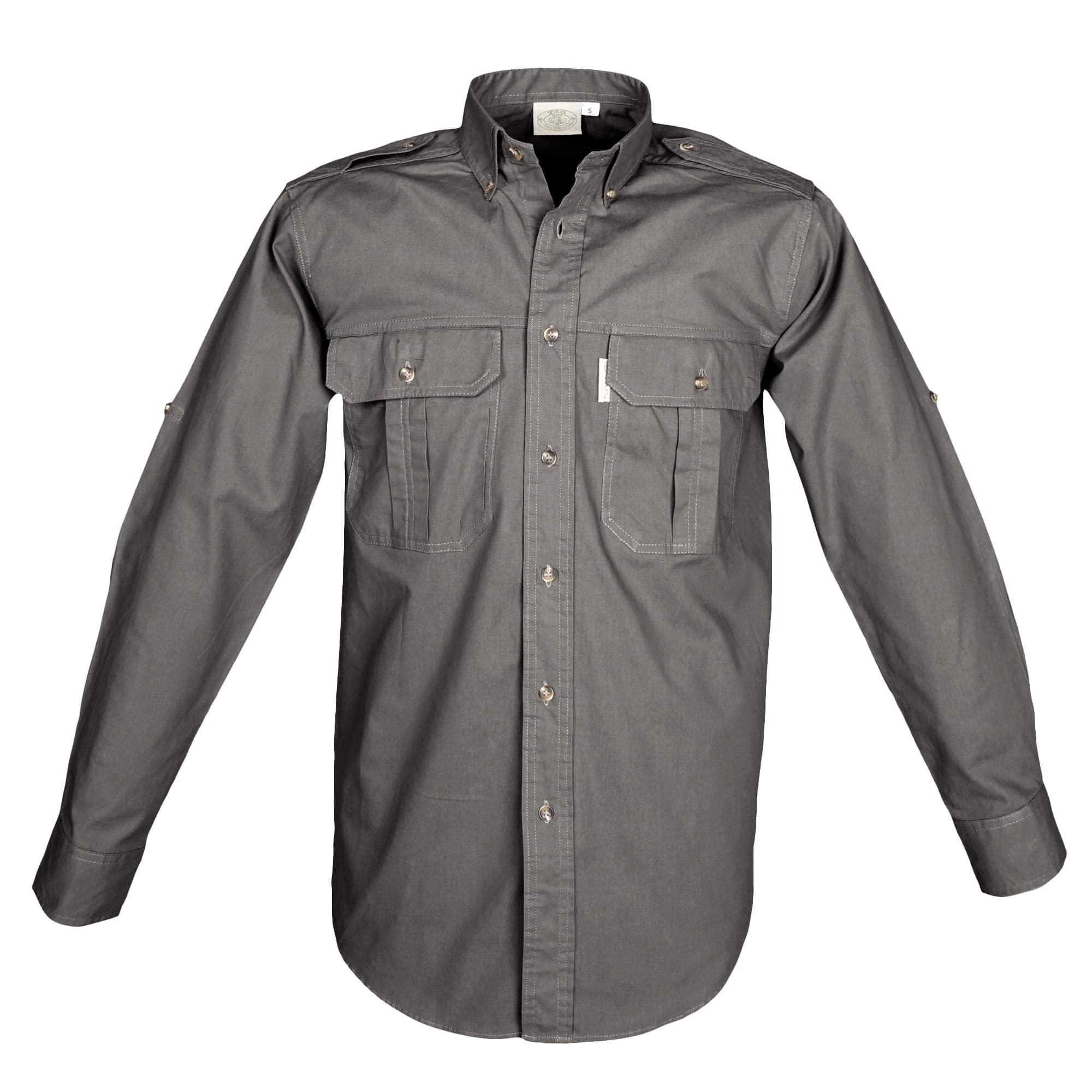 TAG Safari Men's Trail Long Sleeve Shirt w Chest Pockets