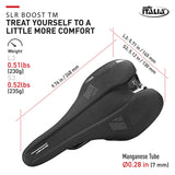 Selle Italia Black SLR Boost TM L 248x145mm 230g MTB and Road Bike Saddle