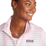 Vineyard Vines Women's Sankaty Shep Long Sleeve Quarter Zip Shirt