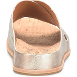 Tutsi Leather Slip-On Cross-Band Slide Sandal