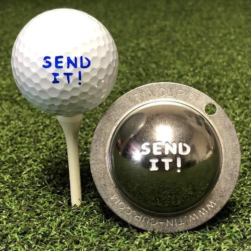 Tin Cup Golf Ball Custom Marker Alignment Tool