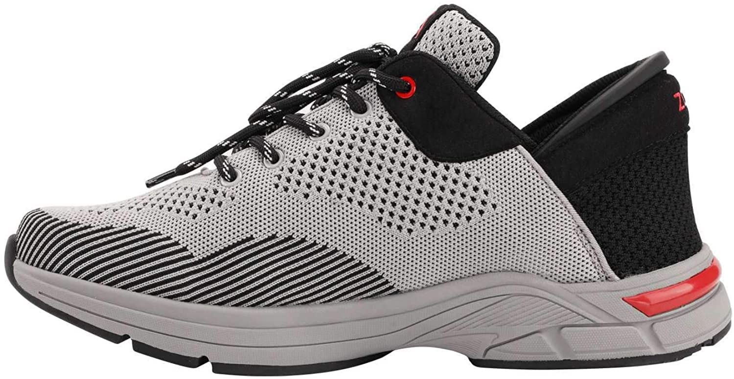 Zeba Men's Hands Free Slip-On Walking Shoes (Steel Onyx)