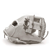 NOKONA A-1150I-GR Handcrafted AmericanKip Baseball Glove - Right Hand Throw, I-Web for Infield Positions, Adult 11.5 Inch Mitt, Assembled in The USA