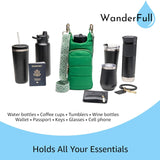 WanderFull Crossbody HydroBag Stylish Puffer Tote for Water Bottle