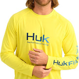 HUK Men's Pursuit Vented Long Sleeve, 30 UPF Fishing Shirt