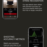 Strikeman Laser Cartridge Kit .380 ACP Ammo Bullet With Target And Phone Mount