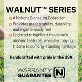 Nokona Classic Walnut Modified Trap Tan Lace Right Handers Baseball Glove