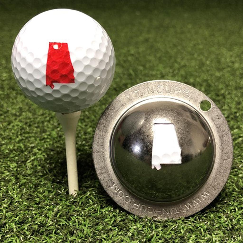 Tin Cup Golf Ball Custom Marker Alignment Tool