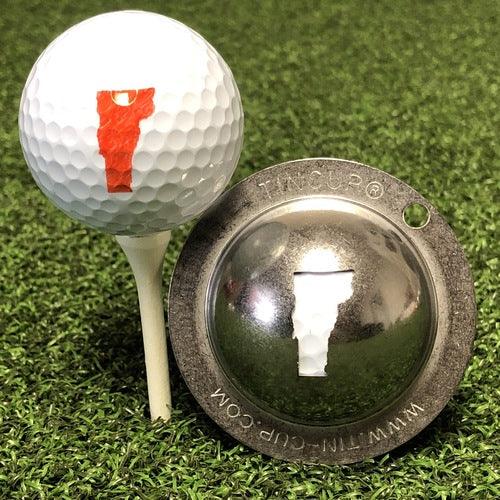 Tin Cup Golf Ball Custom Marker Alignment Tool