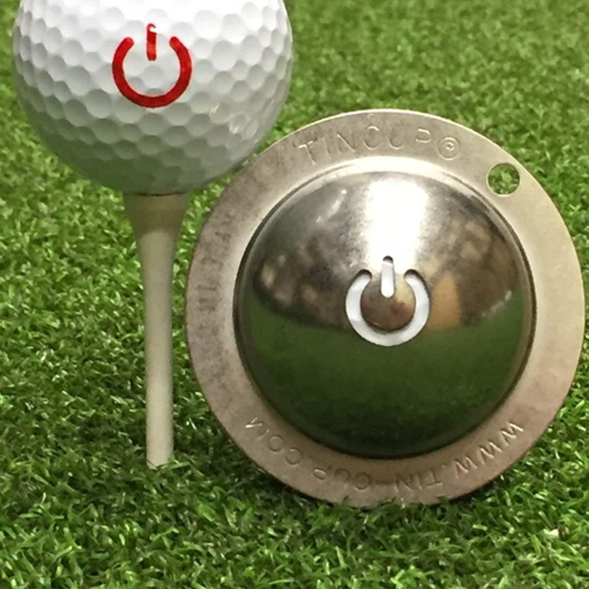 Tin Cup Golf Ball Custom Marker Alignment Tool