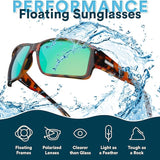 Rheos Biscayne XL Floating Boating & Fishing Polarized Anti-Glare Sunglasses