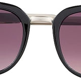 Radley London Women's 6510 Black/Silver Metallic Designer Round Sunglasses