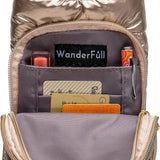 WanderFull Crossbody HydroBag Stylish Puffer Tote for Water Bottle