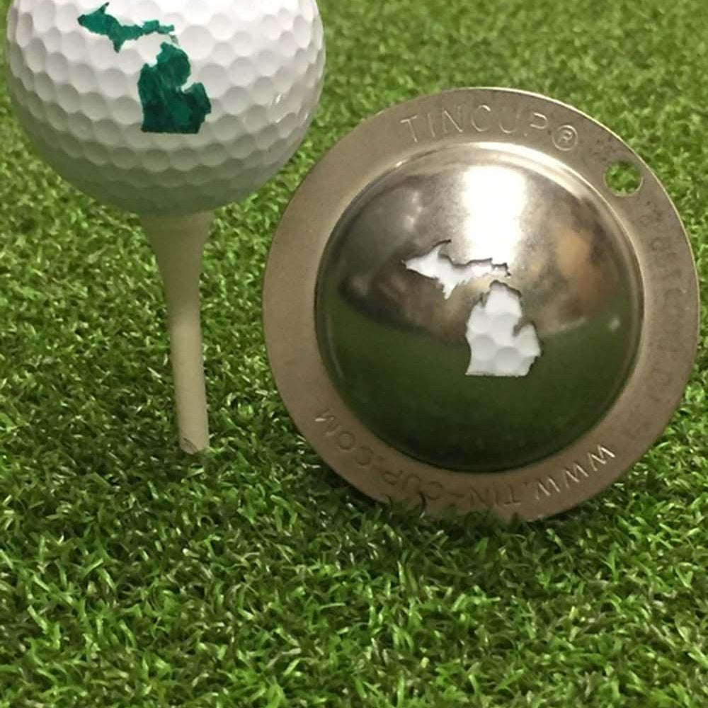 Tin Cup Golf Ball Custom Marker Alignment Tool