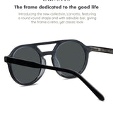 Christopher Cloos Larvotto Minimalistic Polarized Sunglasses