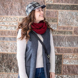 Stormy Kromer Button Up Cap - Decorative Wool Hat with Earflap