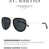 Christopher Cloos St. Barths Danish Design Polarized Sunglasses