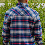 Burlebo Men's Flannel Mid-Weight Long Sleeve Shirt