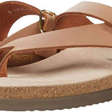 Mephisto Women's Helen Camel Scratch Size 6 Nubuck Leather Toe Post Sandal