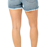 Judy Blue High Waist Button Fly Destroy Hi-Lo Hem Shorts