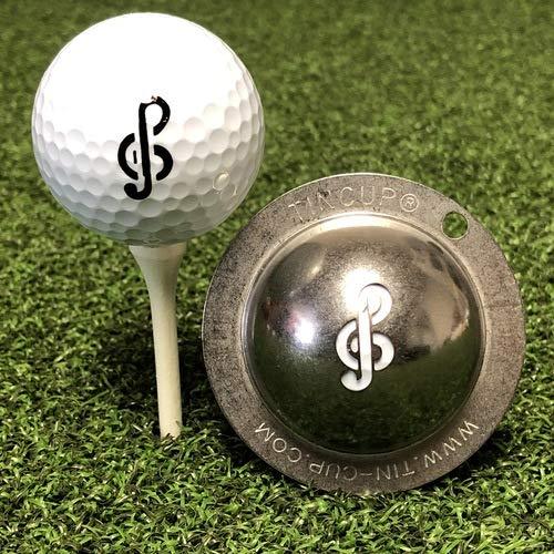 Tin Cup Golf Ball Custom Marker Alignment Tool