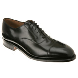 Johnston & Murphy Melton Cap-Toe Dress Shoes (Black,12)