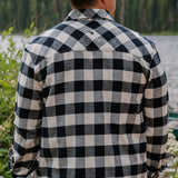 Burlebo Men's Flannel Mid-Weight Long Sleeve Shirt