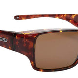 Jonathan Paul Fitovers Oogee Large Tortoise Polarvue Amber Sunglasses