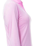 Women's Sunglow UV 50 Long Sleeve Zip Mock Top