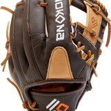 Nokona Youth Alpha 10.5" Tan/Brown I-Web Right Handers Baseball Glove