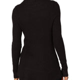 Mountain Khakis Women's Black X-Small Countryside Cowl Neck Ribbed Sweater