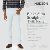 Hudson Jeans Mens Blake Slim Straight Cotton 34" Inseam Jeans