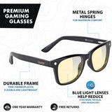 Glassy Harper Premium Blue Light Blocking Glasses, Anti Eyestrain and fatigue, Glasses for Computer and Gaming