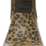 Joules Women's Wellibob Tan Leopard Size 6 Short Height Rain Boot