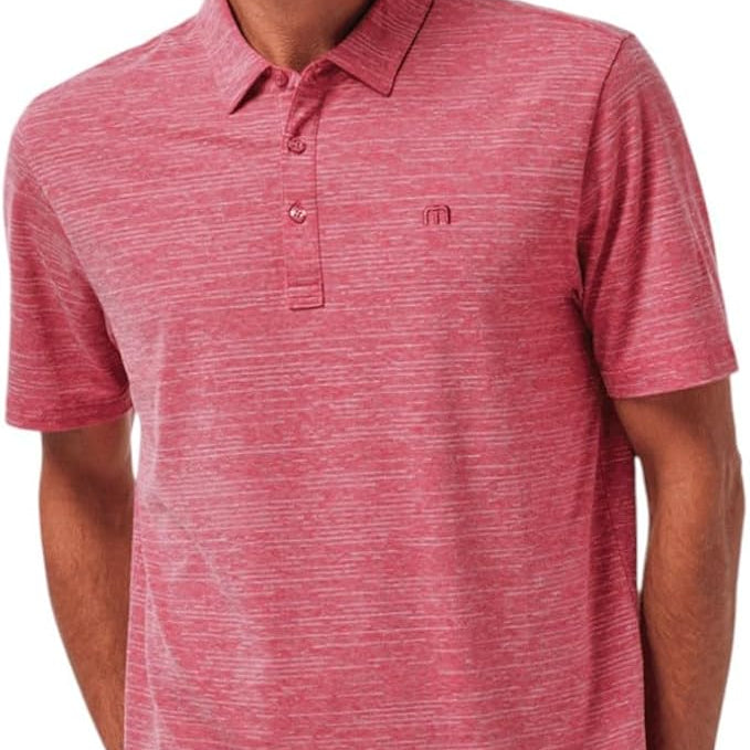 TravisMathew Men's The Heater Short Sleeve Golf Polo Shirt