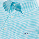 Vineyard Vines Men's Gingham Stretch Poplin Button Down Long Sleeve Shirt