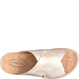 Tutsi Leather Slip-On Cross-Band Slide Sandal